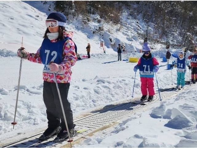 ブラウニー初めてのスキー